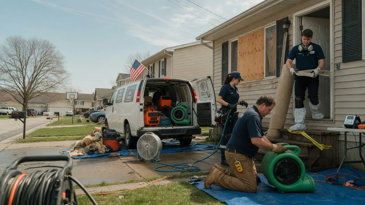 Water Damage Restoration in Medaryville, IN near me